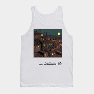 Nights That Won't Happen - Minimal Style Illustration Artwork Tank Top